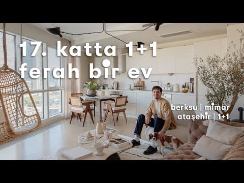 Ataşehir'de 17. Katta 1+1 Ferah Bir Ev