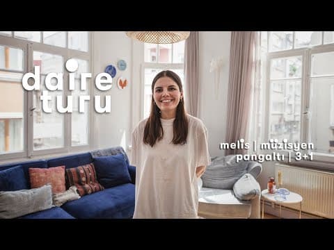 Daire Turu: Melis’in Pangaltı’daki 3+1 Evi
